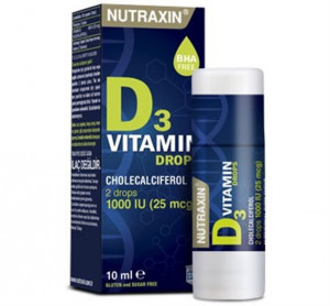 Nutraxin D3 vitamin drops 10ml 1000iu(ед)