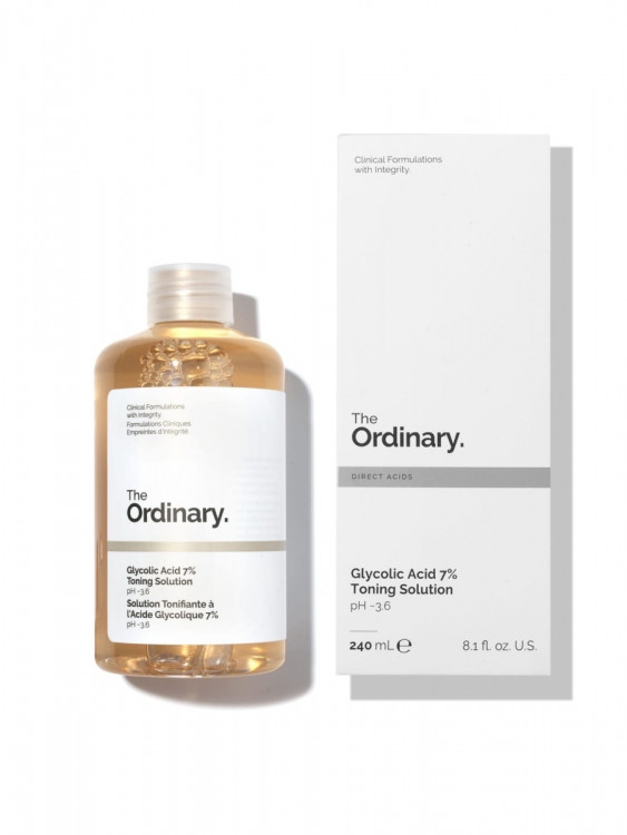 THE ORDINARY Glycolic Acid 7% Toning Solution 240ml Гликолевый тонер/тоник Очищение, лечение акне и воспалений