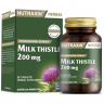 Nutraxin/ Milk Thistle 200mg 60 tab/ Масляный экстракт семян расторопши (расторопша пятнистая) 200 мг для печени 60 таб