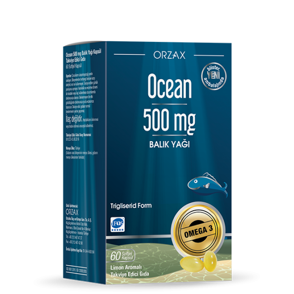 ORZAX Ocean fish oil 500mg 60cap