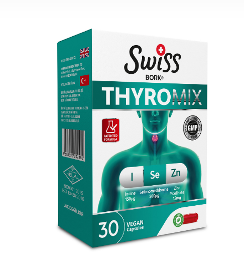 Swiss Bork THYROMIX Йод , селенометионин, цинк, пиколинат