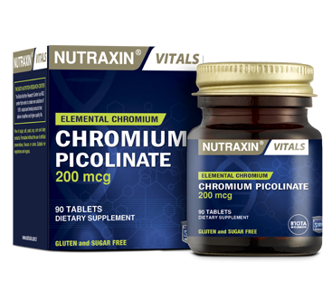 Nutraxin vitals Chromium picolinate 200mcg