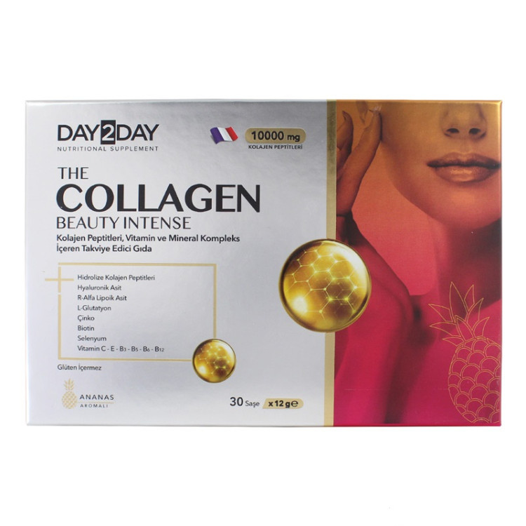Day2Day Collagen 10000mg 30 Sase-12g (ananas aromali)