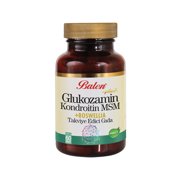 Balen/ Glukozamin & Kondroitin & MSM Bosw 1200mg/ Глюкозамин Хондроитин МСМ 60кап
