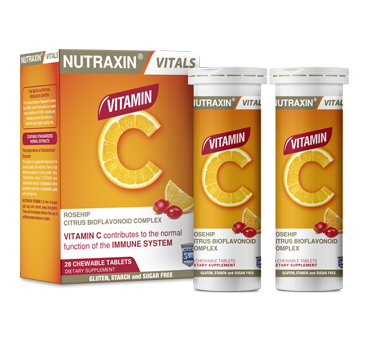 Nutraxin/ Vitamin C Rosehip/ Витамин С с экстрактом шиповника и биофлавоноиды