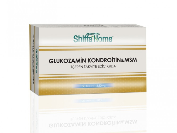 GLUKOZAMIN KONDROITIN ve MSM 60 tablet "Shiffa Home"