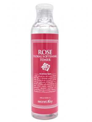 Secret Key Увлажняющий тонер для лица с экстрактом дамасской розы Rose Floral Softening Toner, 248 мл