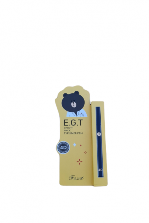 E.G.T Подводка-фломастер для глаз Waterproof Eyeliner Pen 4D