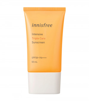 Innisfree/ Солнцезащитный крем для жирной и комбинированной кожи Intensive Triple-shield SPF-50+/PA++++/50ml.