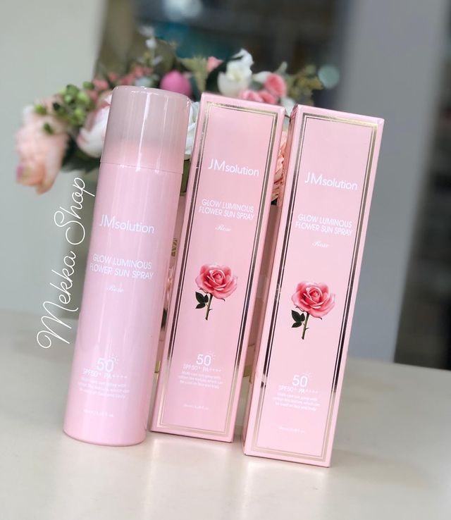 Омолаживающий солнцезащитный спрей  с розой